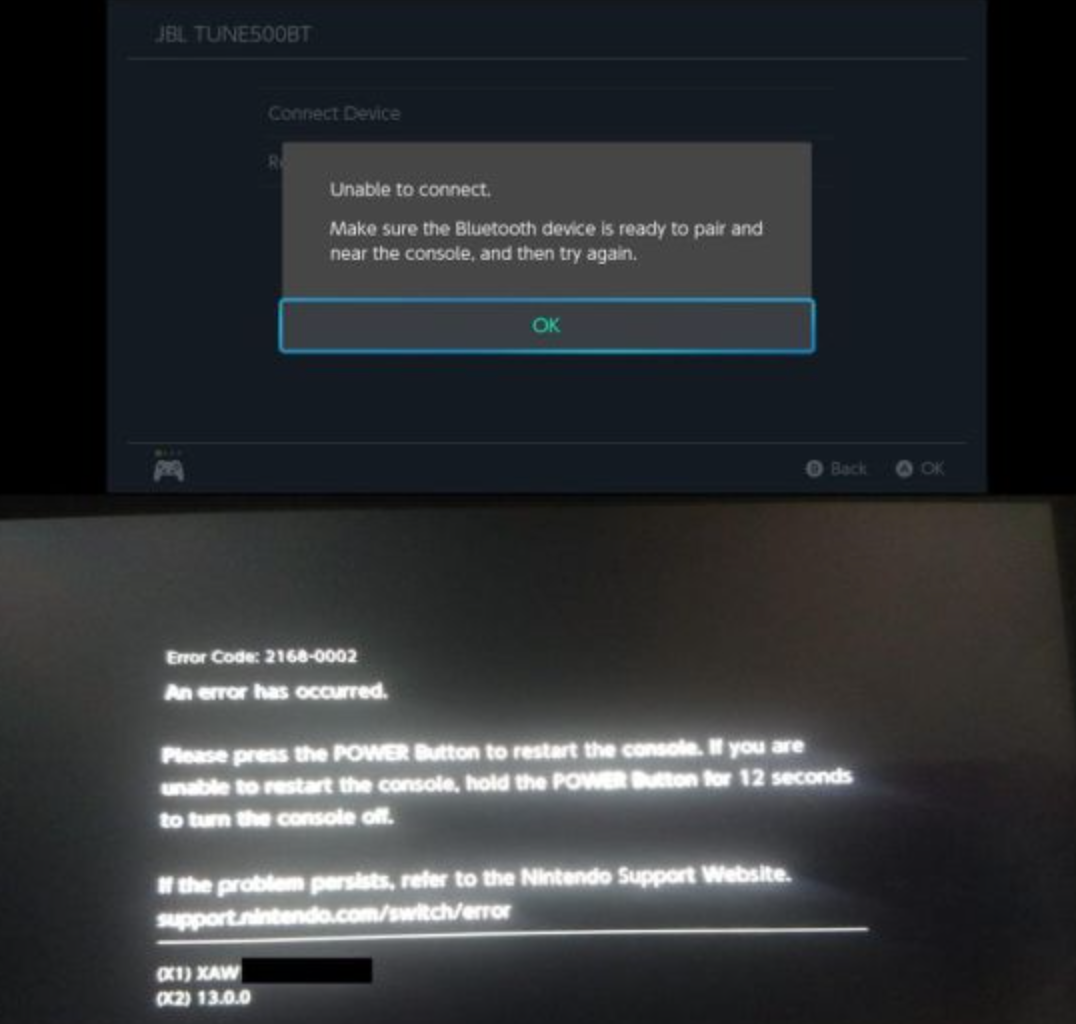 任天堂switch 更新蓝牙支持后问题不断 甚至出现黑屏 重置 财经头条