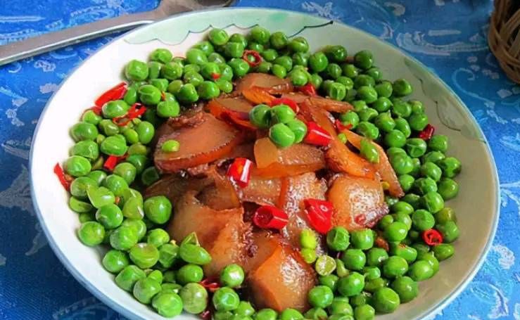 豌豆炒腊肉