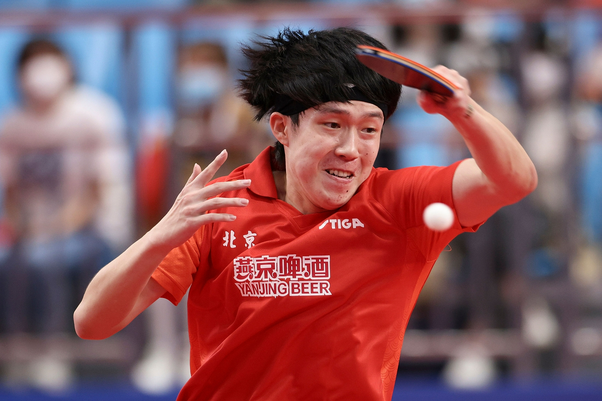 乒乓球——北京队胜陕西队晋级男团决赛