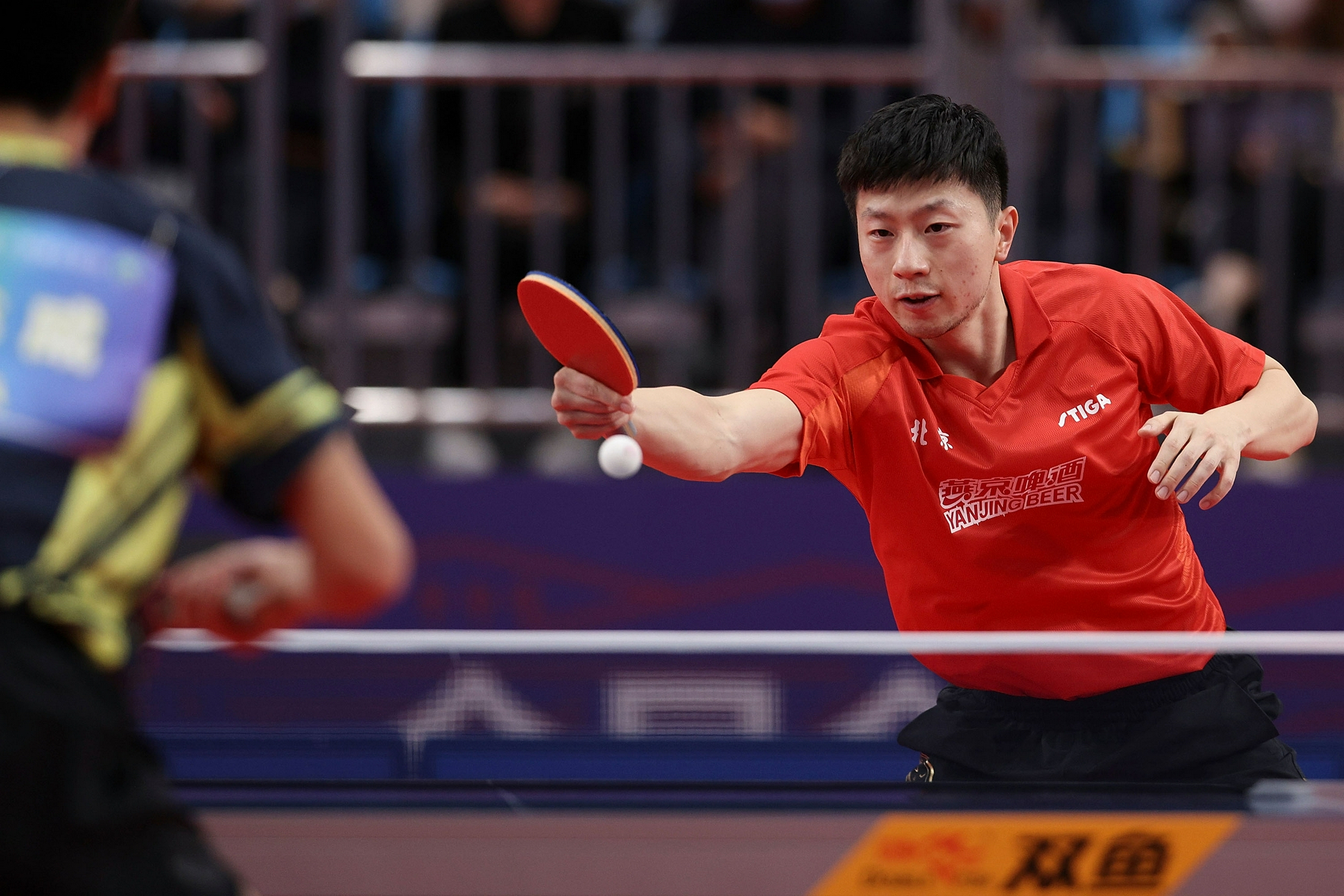 乒乓球——北京队胜陕西队晋级男团决赛