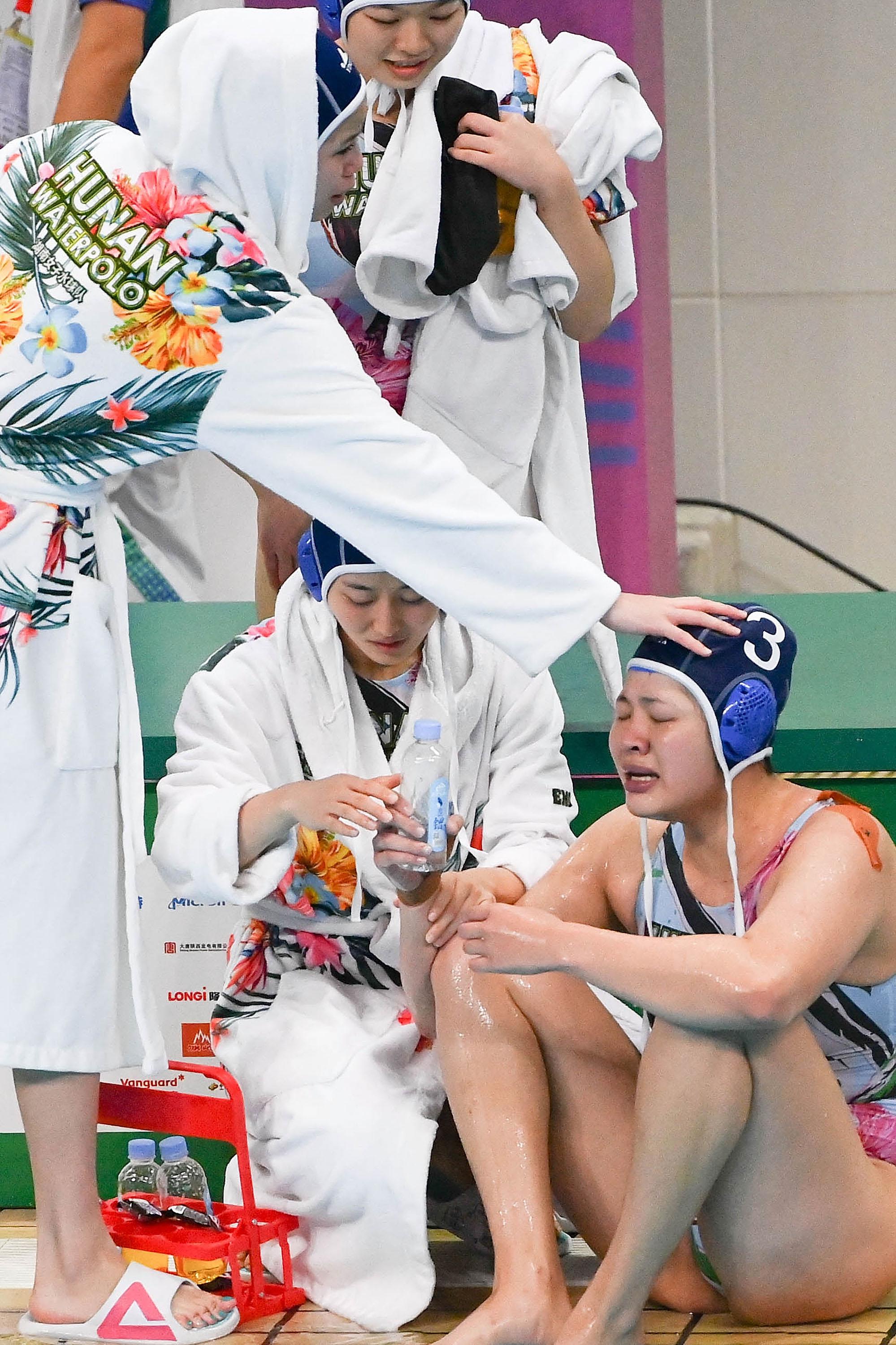 水球——女子半决赛:湖南队晋级决赛