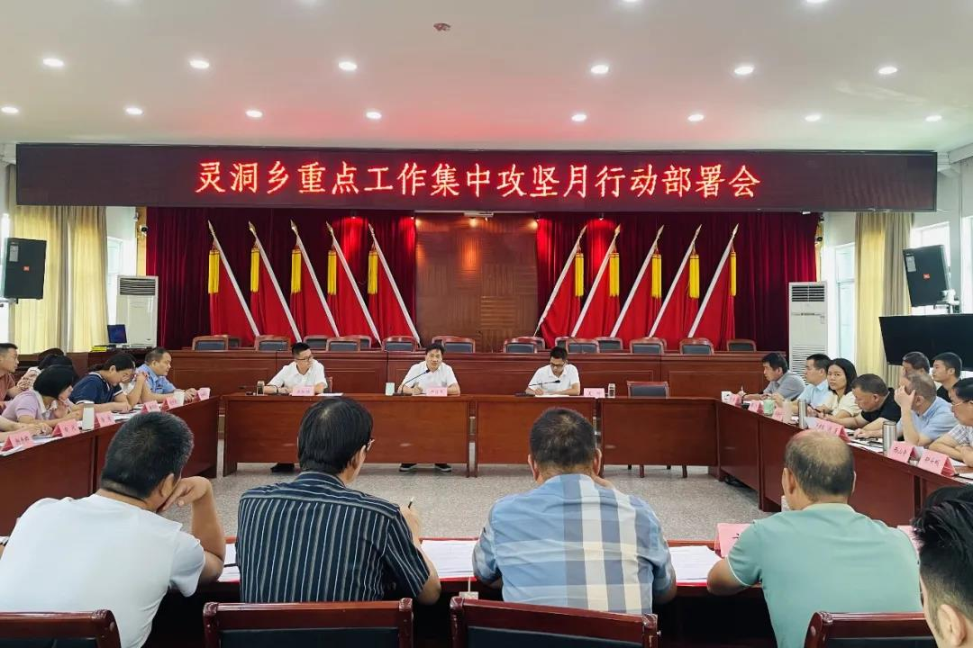 紧盯目标 奋力争先 兰溪灵洞乡开展重点工作集中攻坚月行动