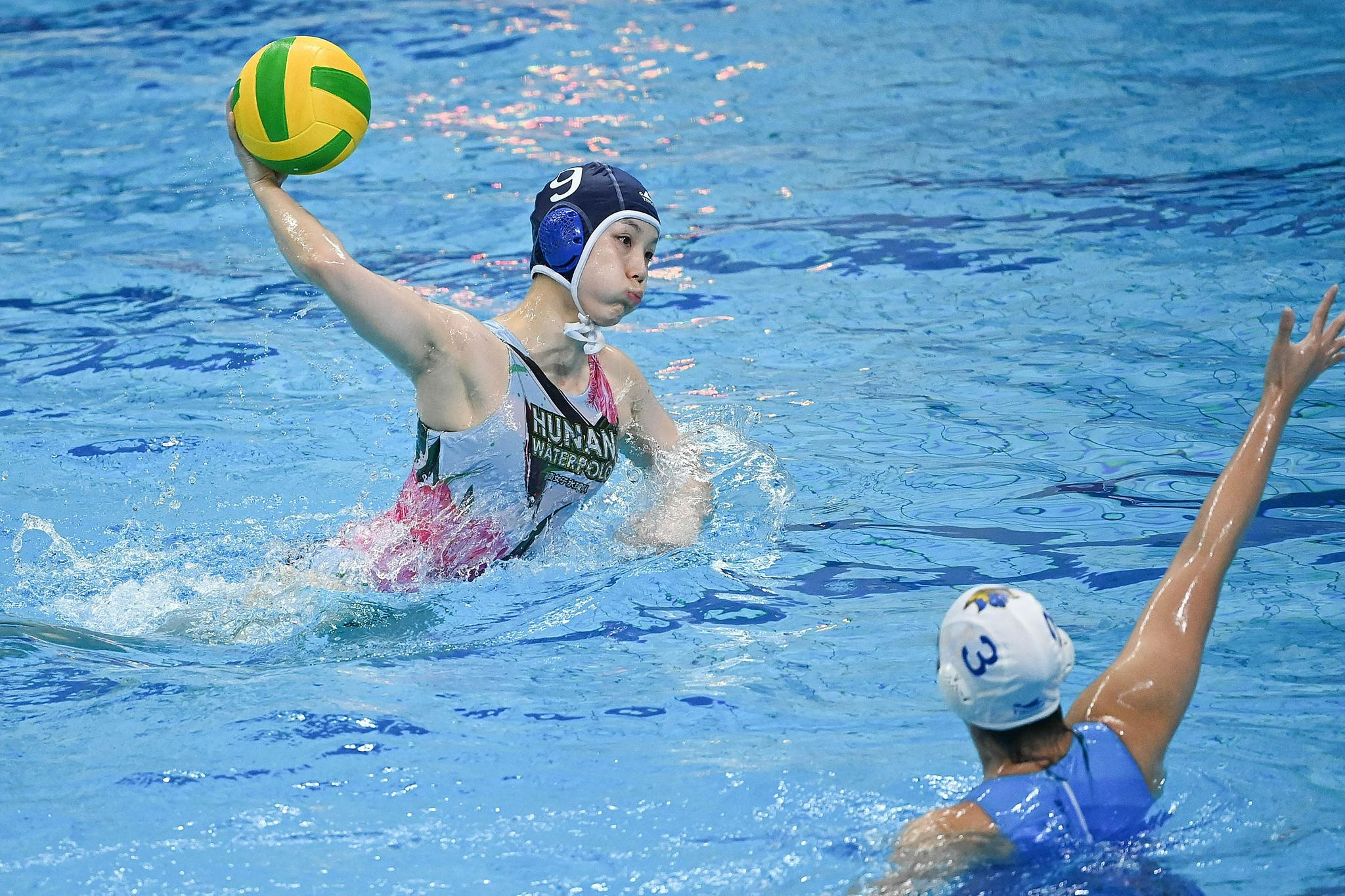 水球——女子半决赛:湖南队晋级决赛