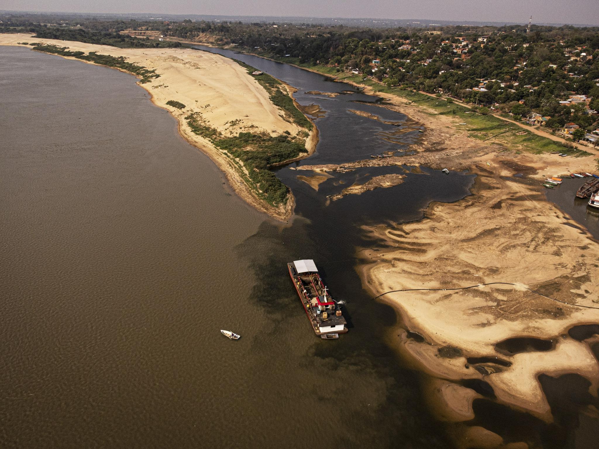 巴拉圭河水位下降