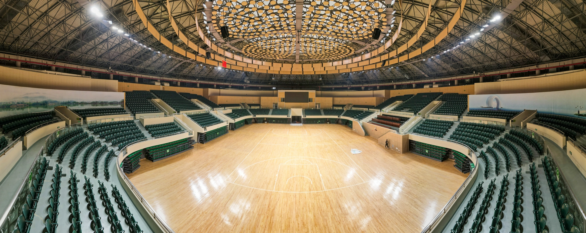 亚运排球馆完成验收 外形像海螺 内景似蝴蝶