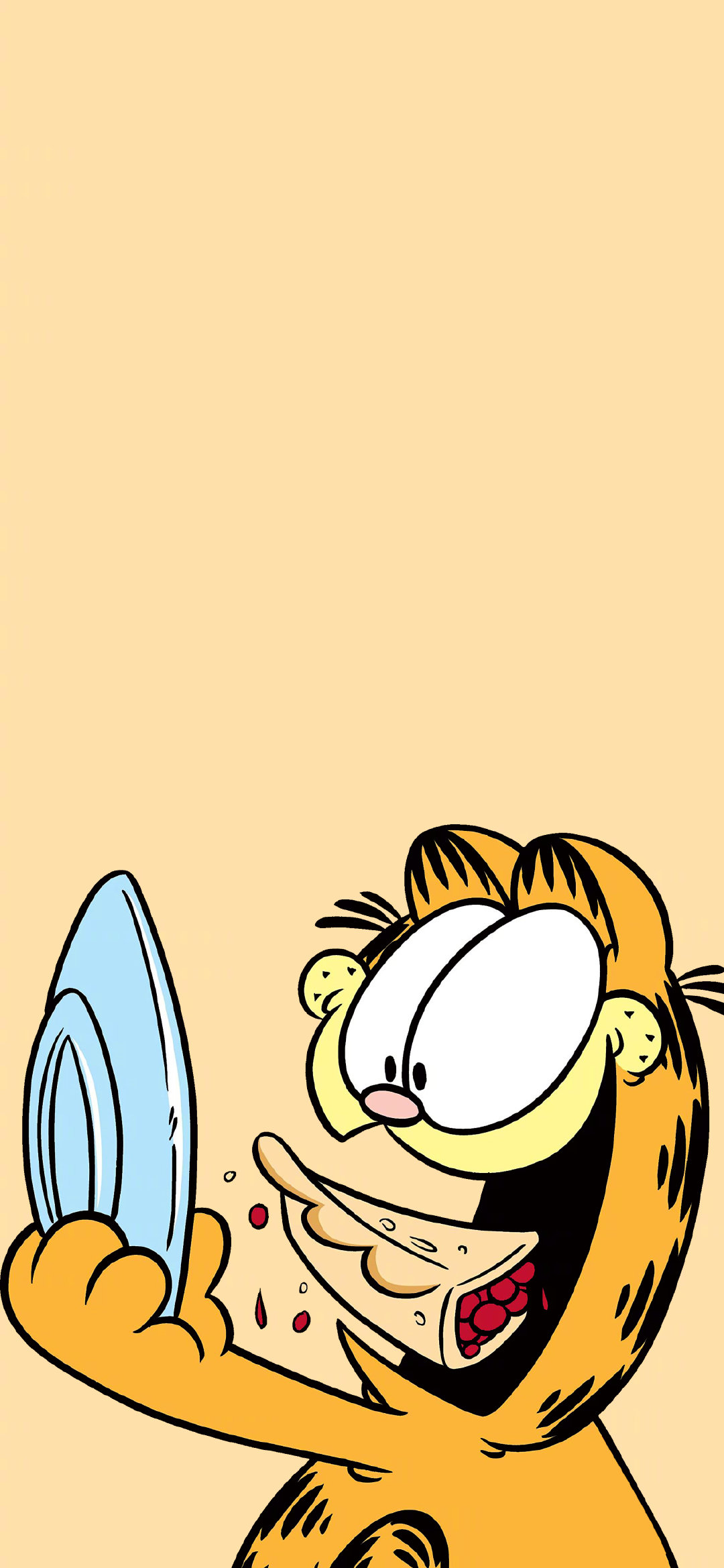 拿图点赞哦加菲猫壁纸