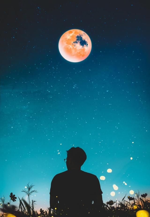 夜色凉如水美如画,人生争过去夺过来