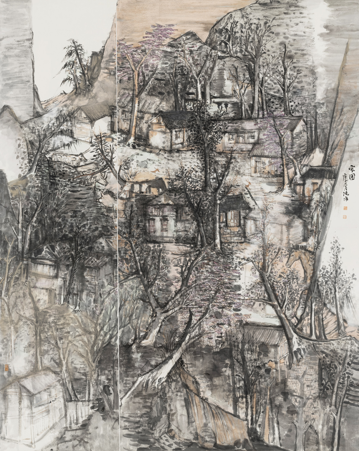 画作欣赏心怀天地气度不凡画家刘洪海作品欣赏