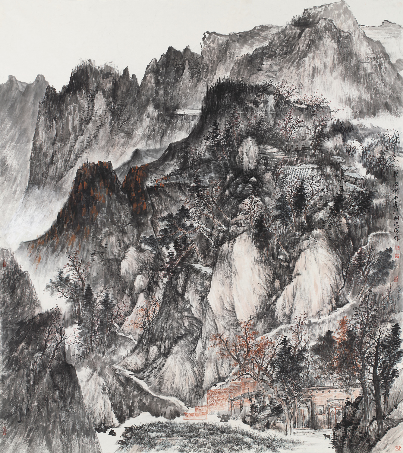 画作欣赏心怀天地气度不凡画家刘洪海作品欣赏