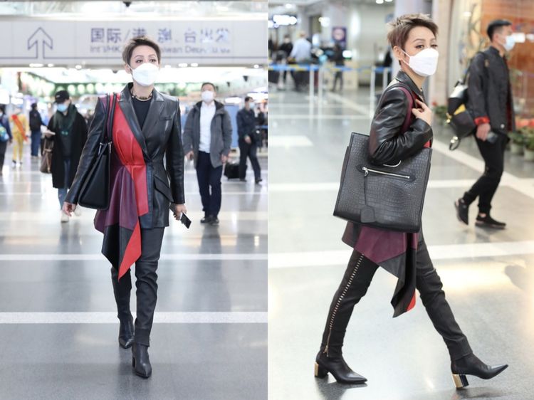 宁静的时尚感真跟别人不一样,穿西装都对半拼色,看着太个性了休闲区蓝鸢梦想 - Www.slyday.coM 宁静的时尚感真跟别人不一样,穿西装都对半拼色,看着太个性了休闲区蓝鸢梦想 - Www.slyday.coM