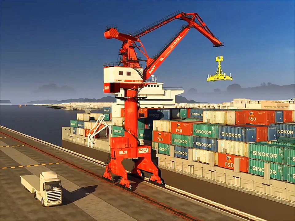 可吊起80吨重集装箱!中国又一款大国重器亮相,美国花高价买走