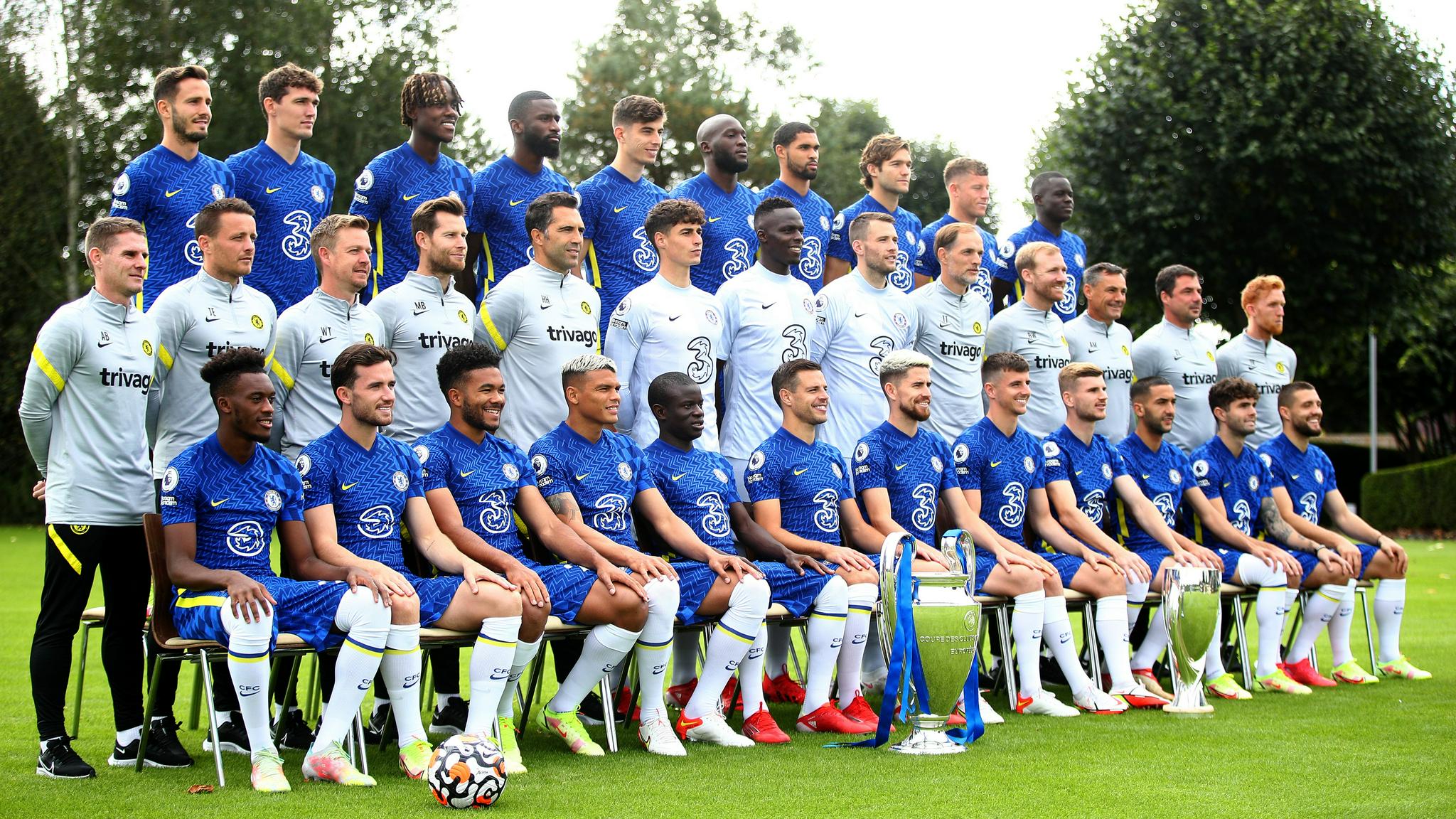 切尔西发布21/22赛季一线队全家福:我们的蓝军男孩97|蓝军|一线队