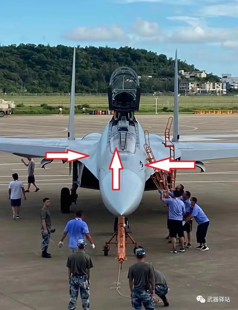 首次亮相歼16电子战机飞抵珠海航展大量细节曝光