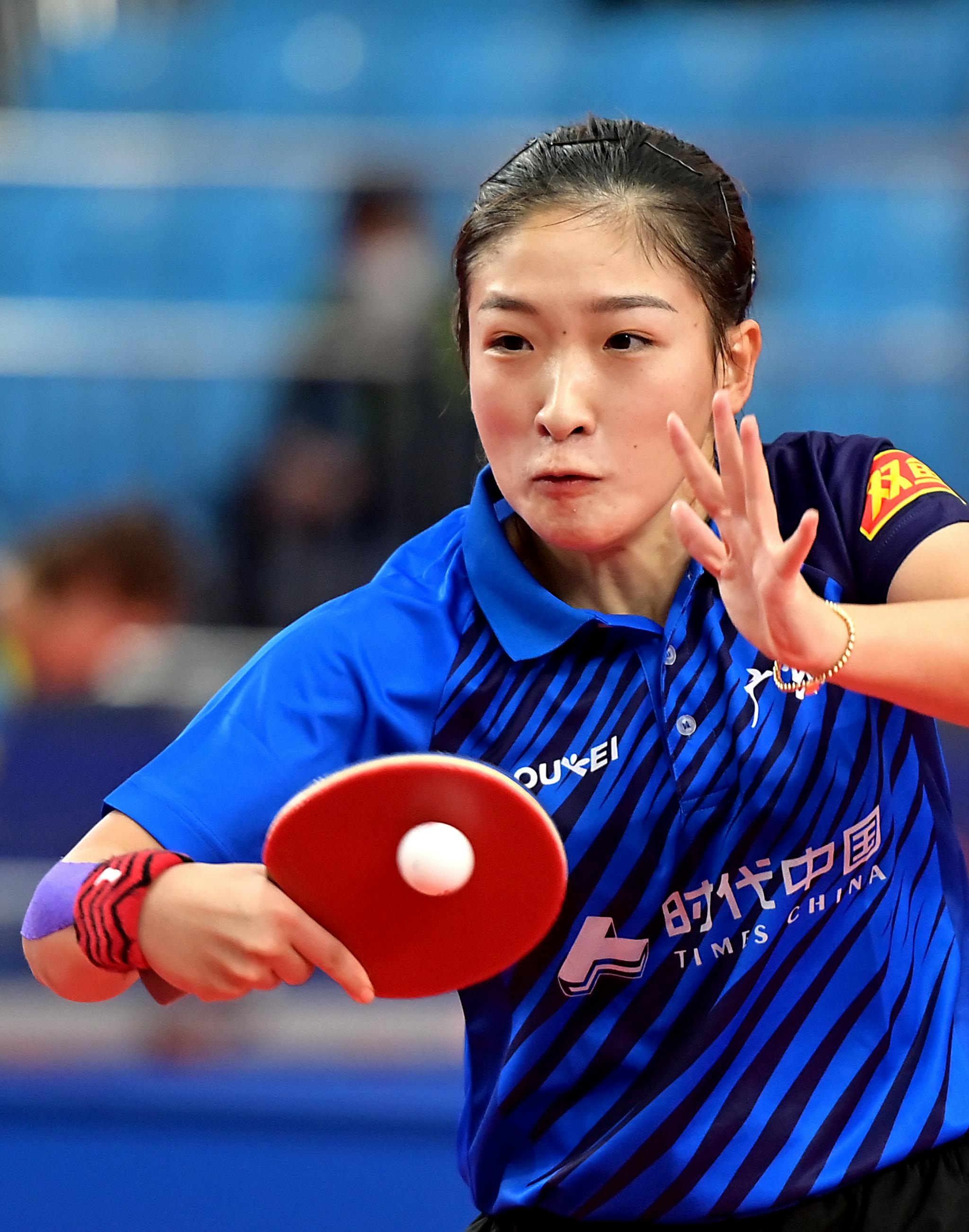 乒乓球——女子单打1/8决赛:刘诗雯晋级八强