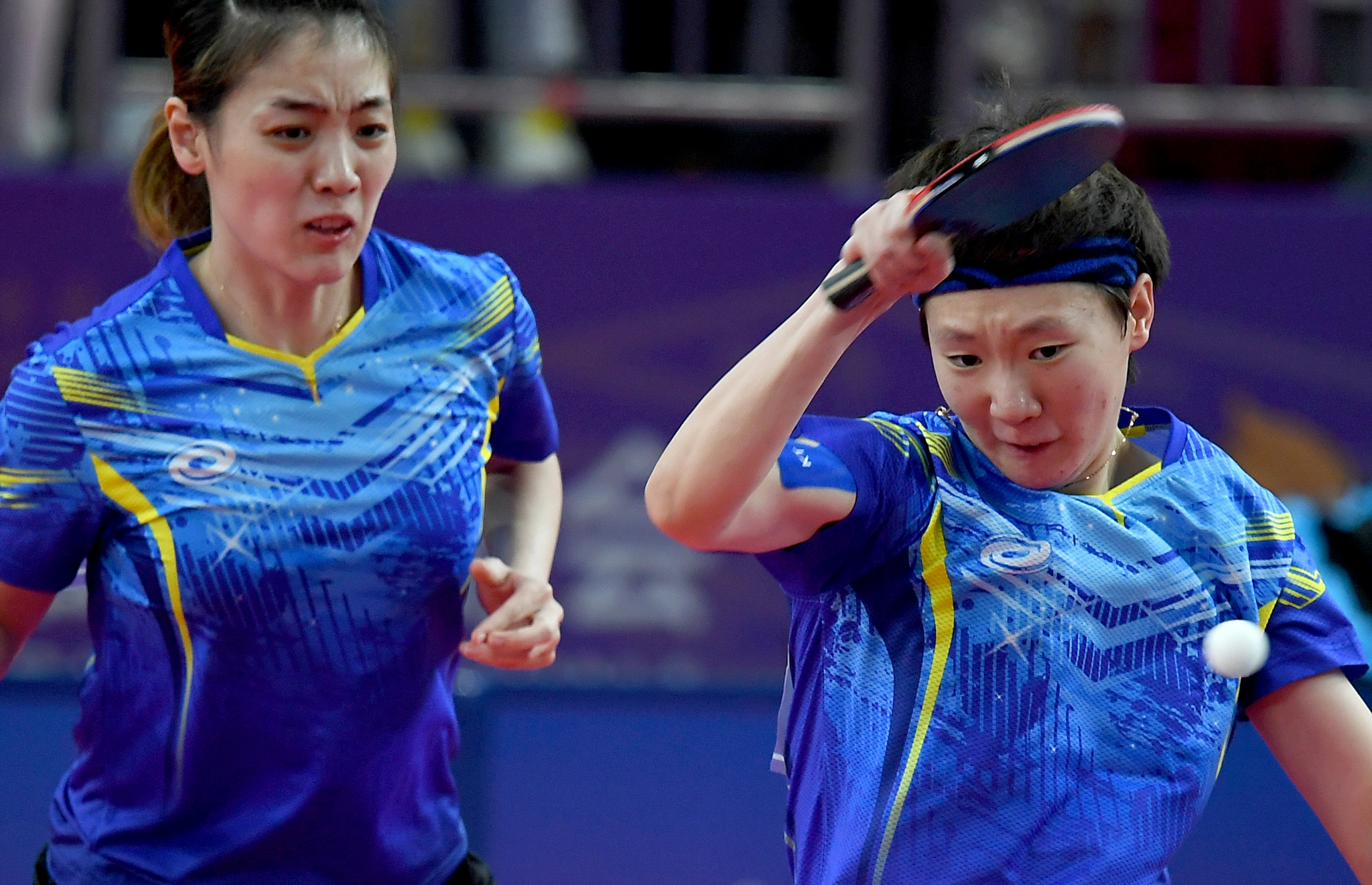 乒乓球——女子双打1/4决赛：王曼昱/车晓曦晋级四强休闲区蓝鸢梦想 - Www.slyday.coM