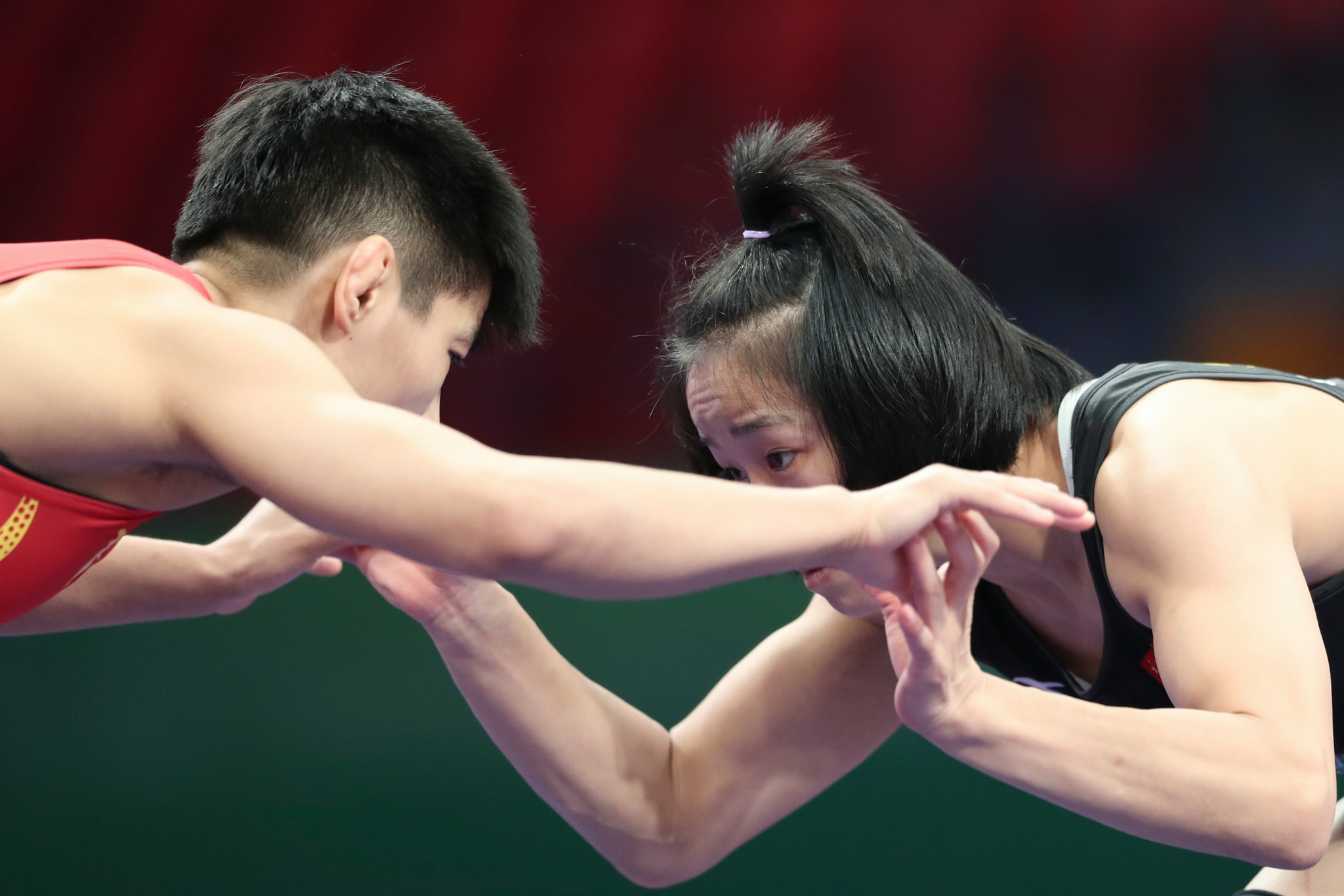 摔跤女子自由式50公斤级半决赛赛况