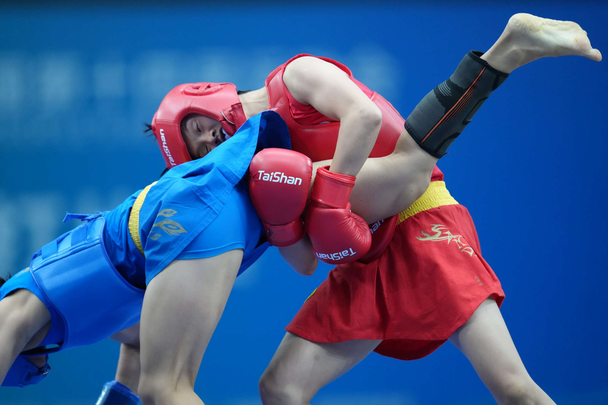 武术散打——女子团体决赛:上海队夺冠|上海队|陕西省_新浪新闻