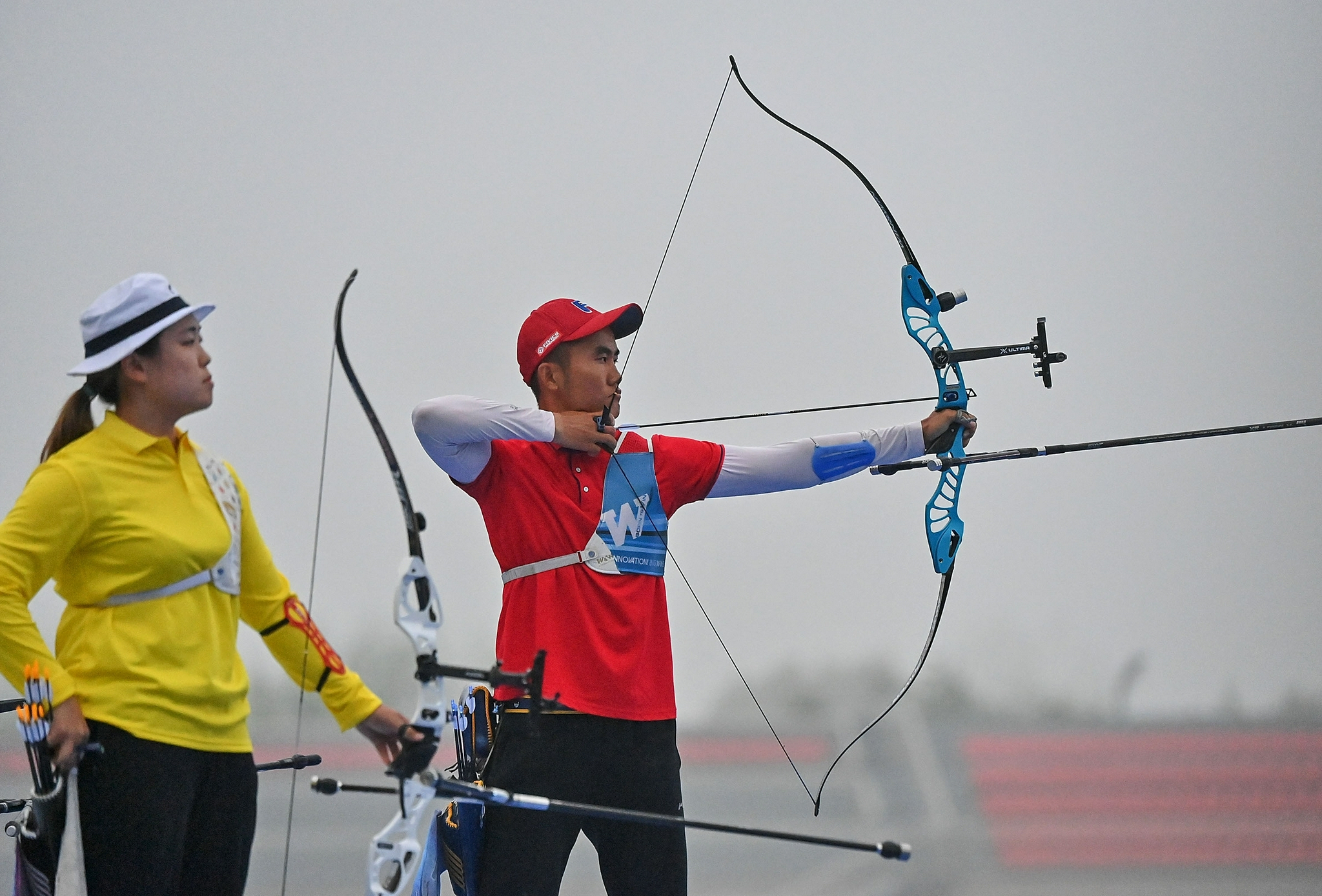 射箭——混合反曲弓团体决赛:天津队夺金|射箭|天津队|吴佳欣_新浪