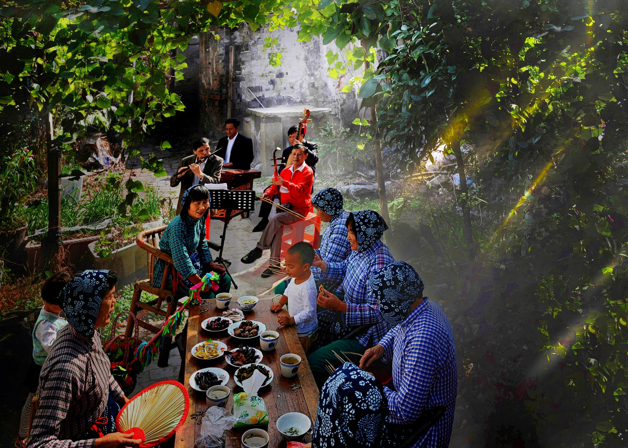 《阿婆茶》连明摄影