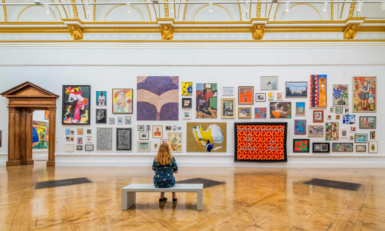 展览现场,英国皇家艺术研究院2021年夏季特展