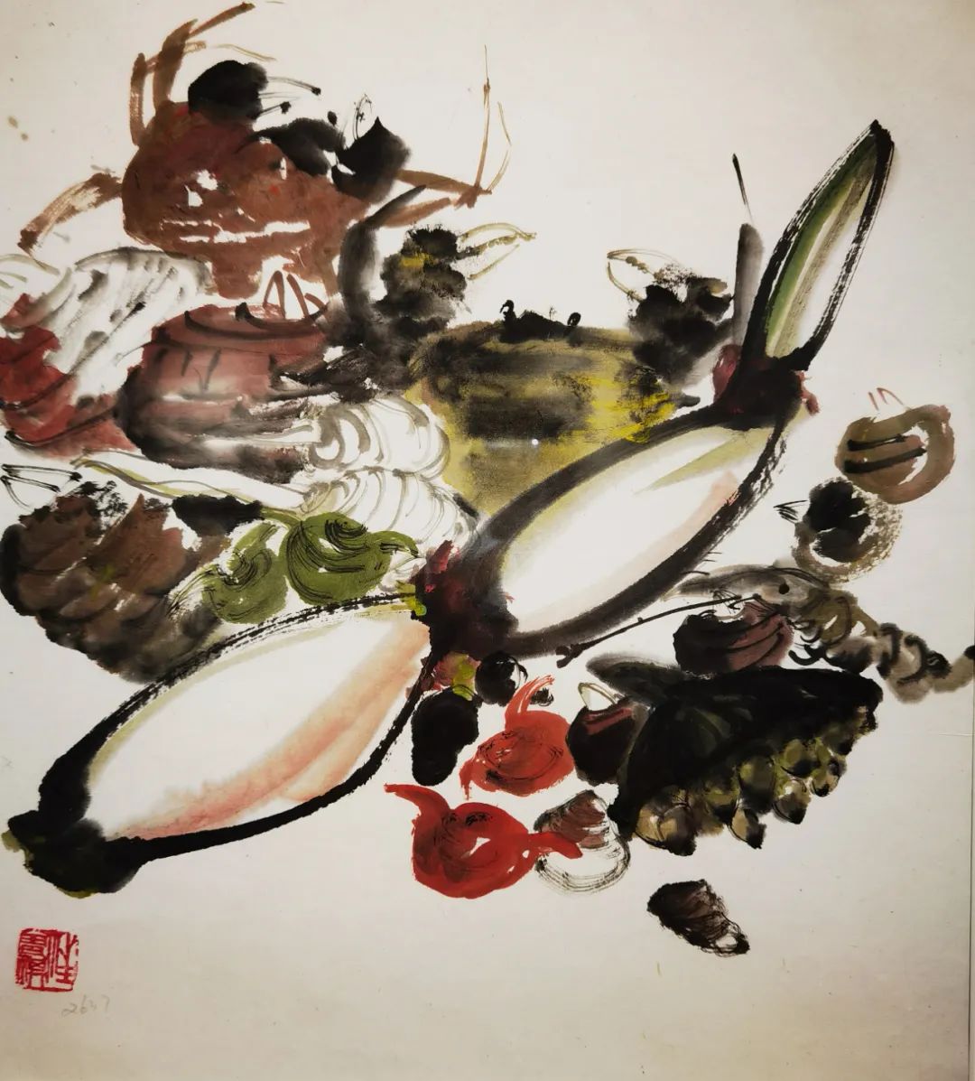 汪曾祺先生犹是老孩提草地观展