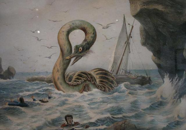 尼斯湖水怪再现身这次被无人机拍到照片长约85米