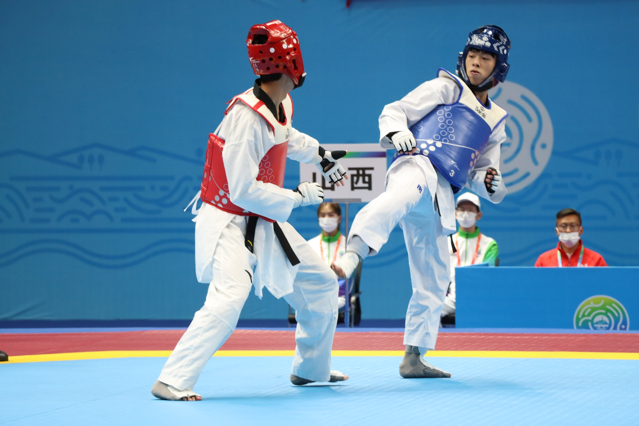 全运会记者手记跆拳道赛场见证港澳运动员拼搏精神