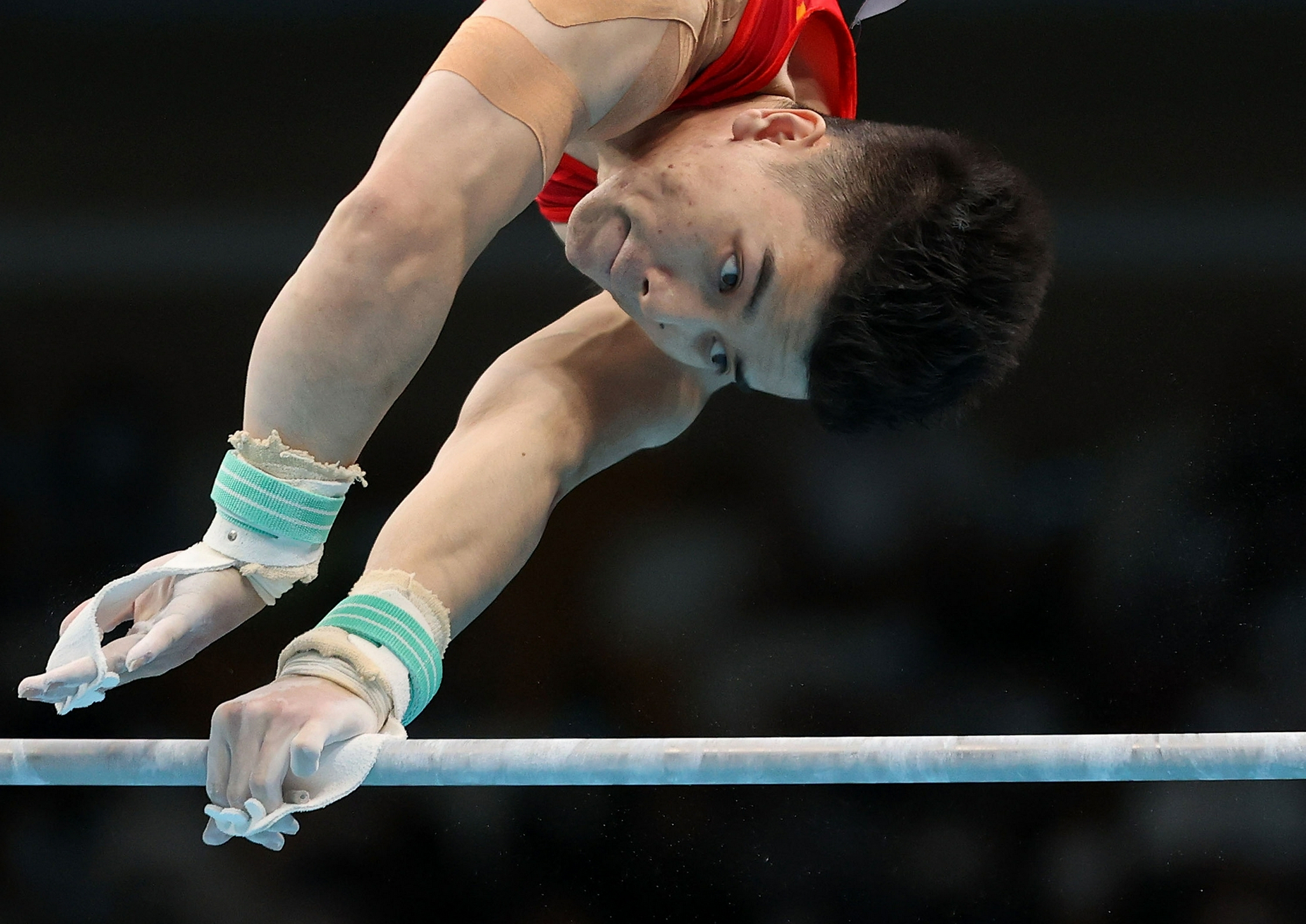 体操——男子单杠决赛赛况|单杠|体操|邓书弟_新浪新闻