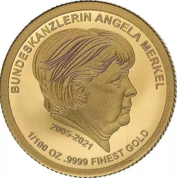 俄媒：德国推出默克尔纪念金币