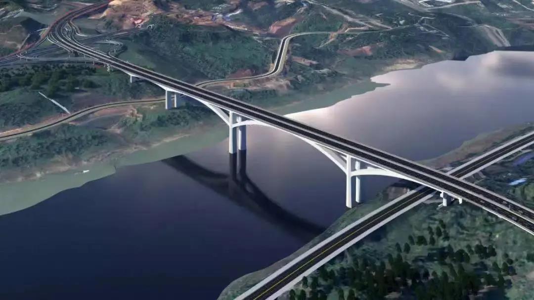 礼嘉嘉陵江大桥(央广网发 林同棪国际供图)
