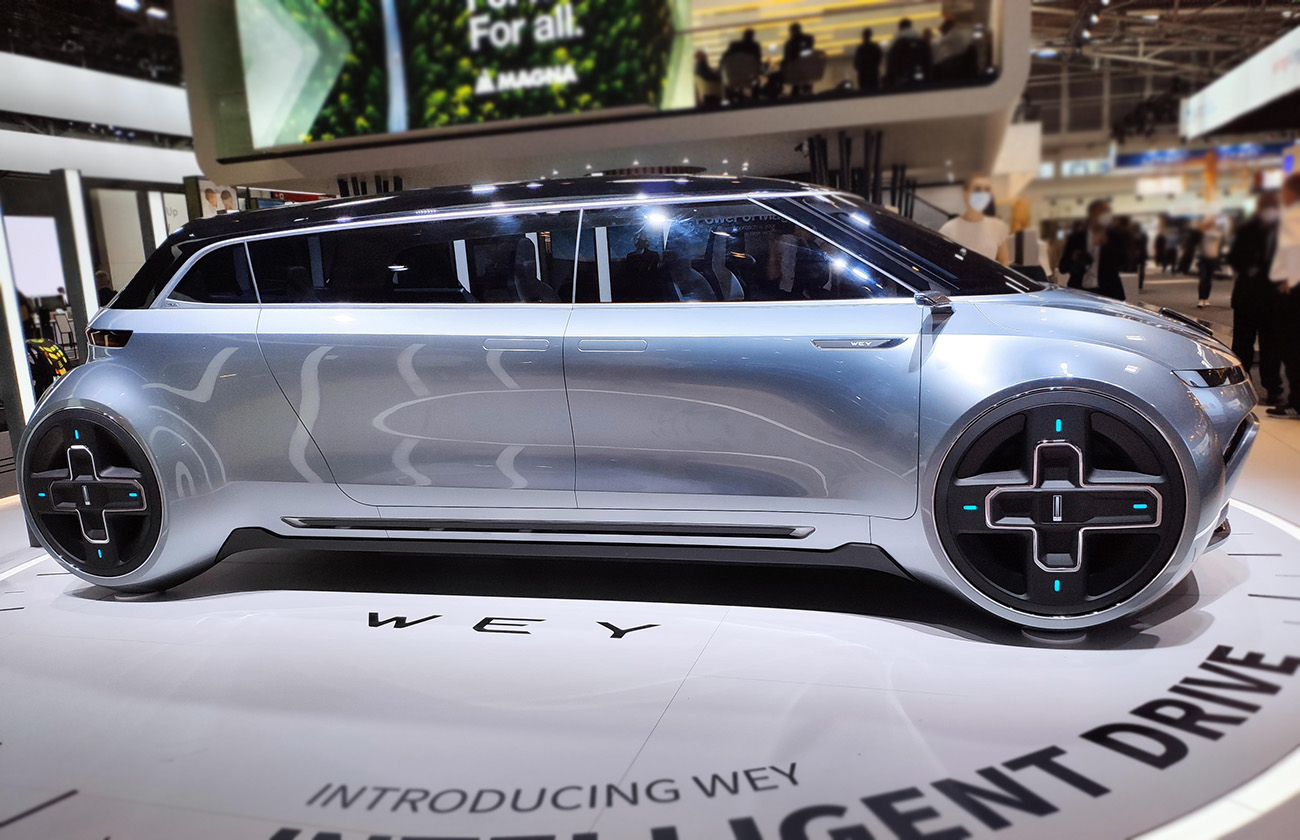 长城wey全新mpv概念车亮相,外观很前卫时尚,2 1 2座椅布局