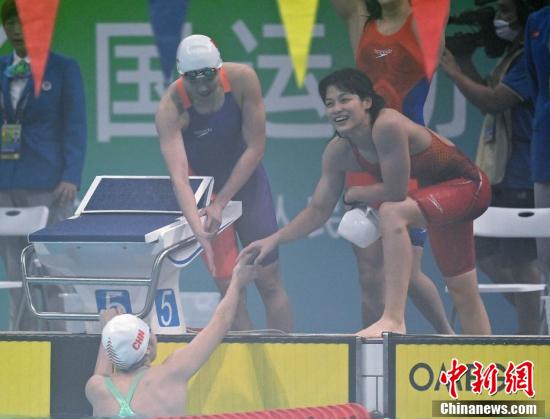 陕西全运会奥运联合队获女子4x100米混合泳接力冠军休闲区蓝鸢梦想 - Www.slyday.coM