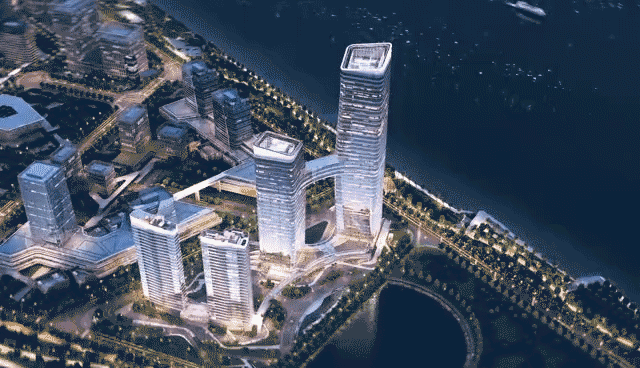 灵山岛尖佳作南沙封面越秀国际金融中心b塔正式封顶