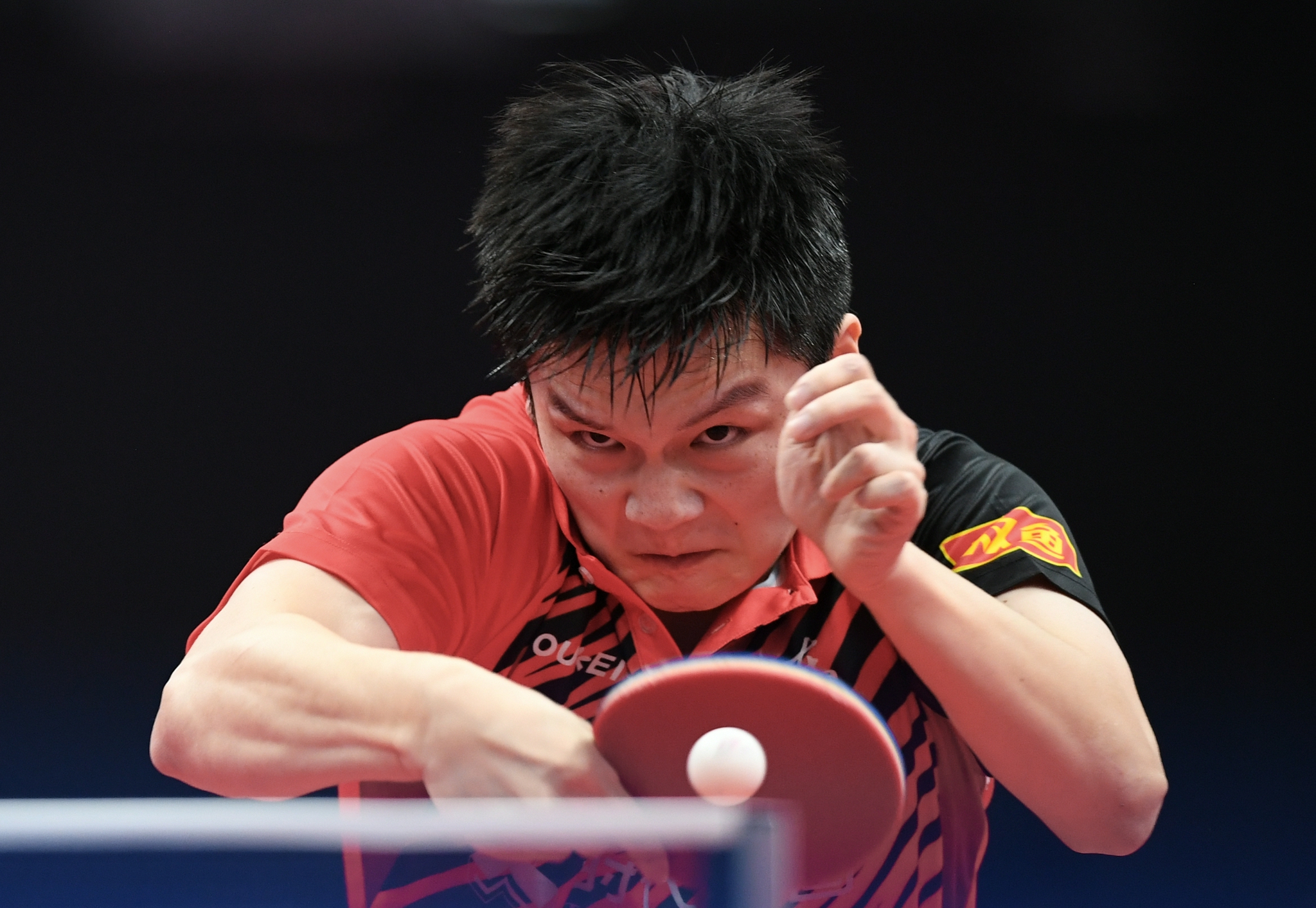 现场金牌之后樊振东从小胖真正成了东哥