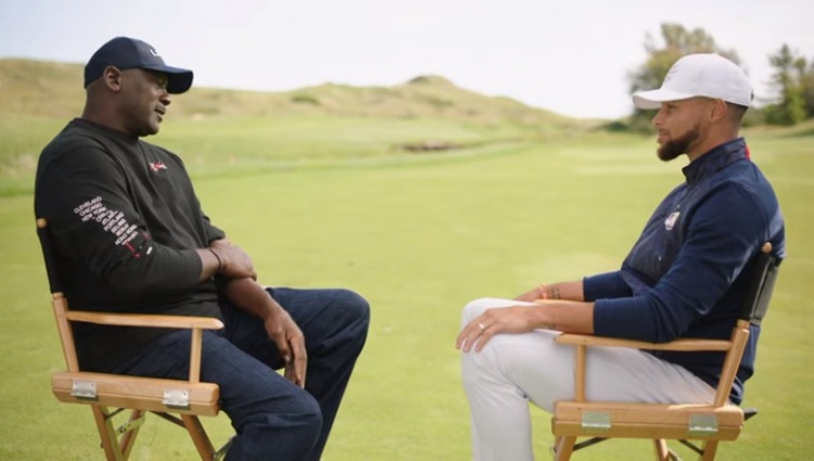 库里：下次我会带着高尔夫球袋来 乔丹：那我会好好“招待”你的休闲区蓝鸢梦想 - Www.slyday.coM