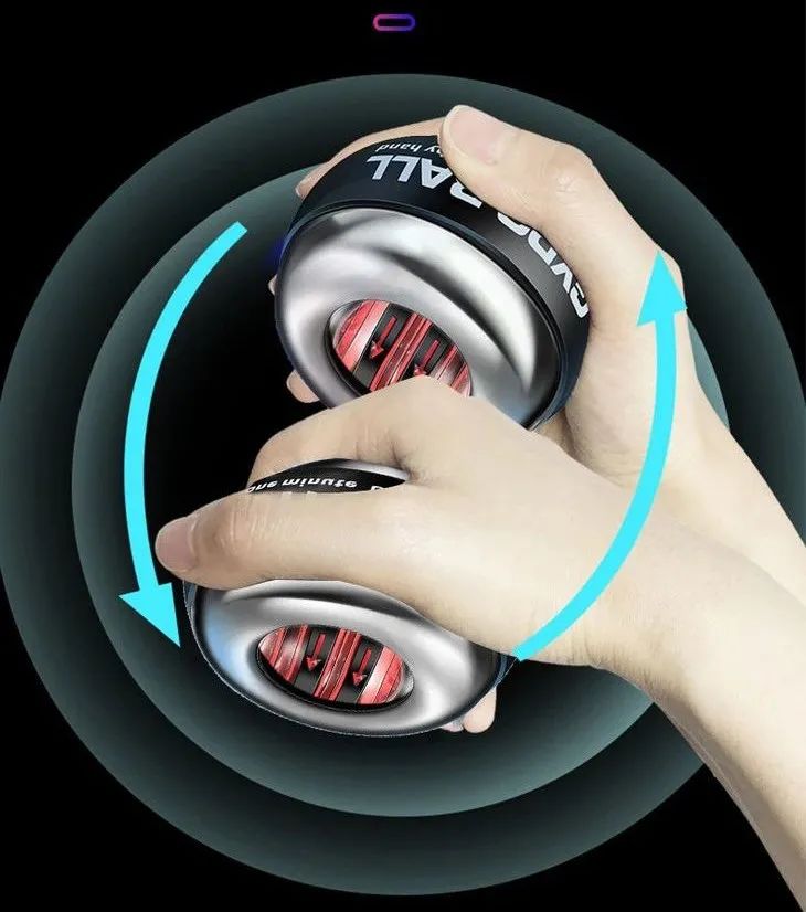 鼠标手克星!比哑铃好玩的腕力球,让你随时随地健身锻炼