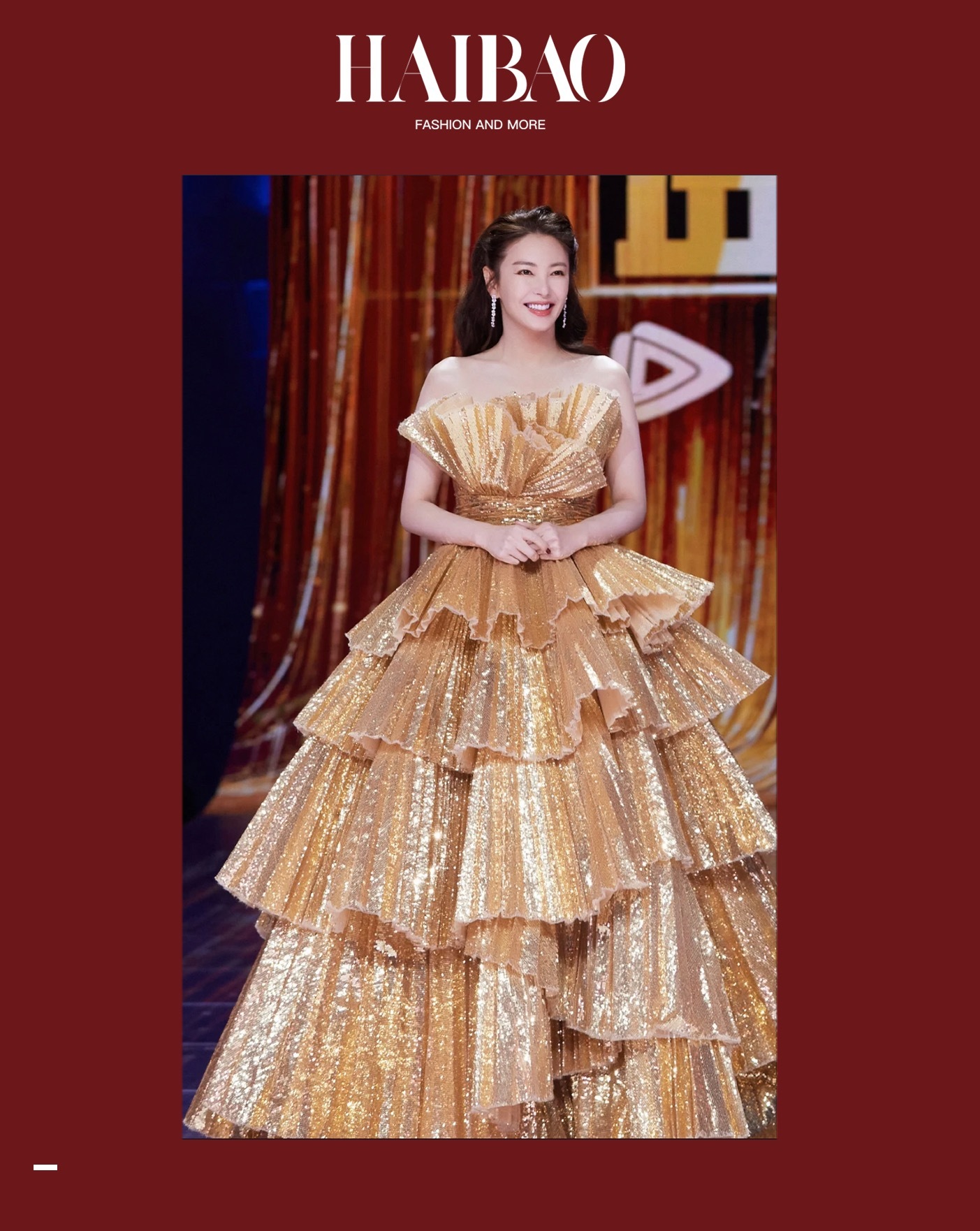 女明星金色礼服造型 金色既大气高贵又璀璨夺目|金色|礼服|女明星