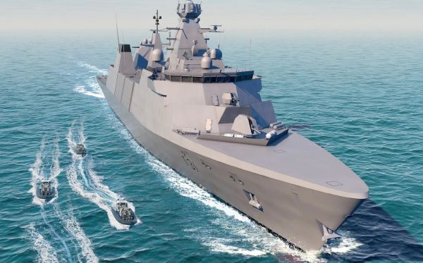 英国海军31型灵感级护卫舰设想图.(英国海军官网)