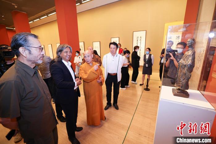 中国佛教书画邀请展亮相中国美术馆