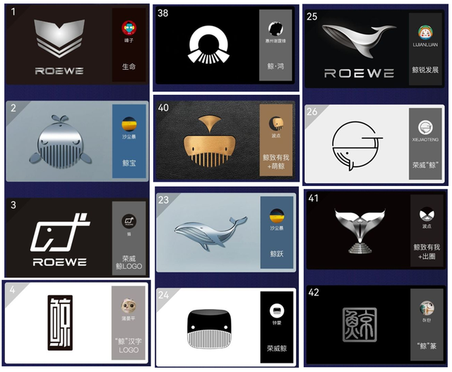 荣威搞的新车车标征集活动,这些车标能入你法眼?