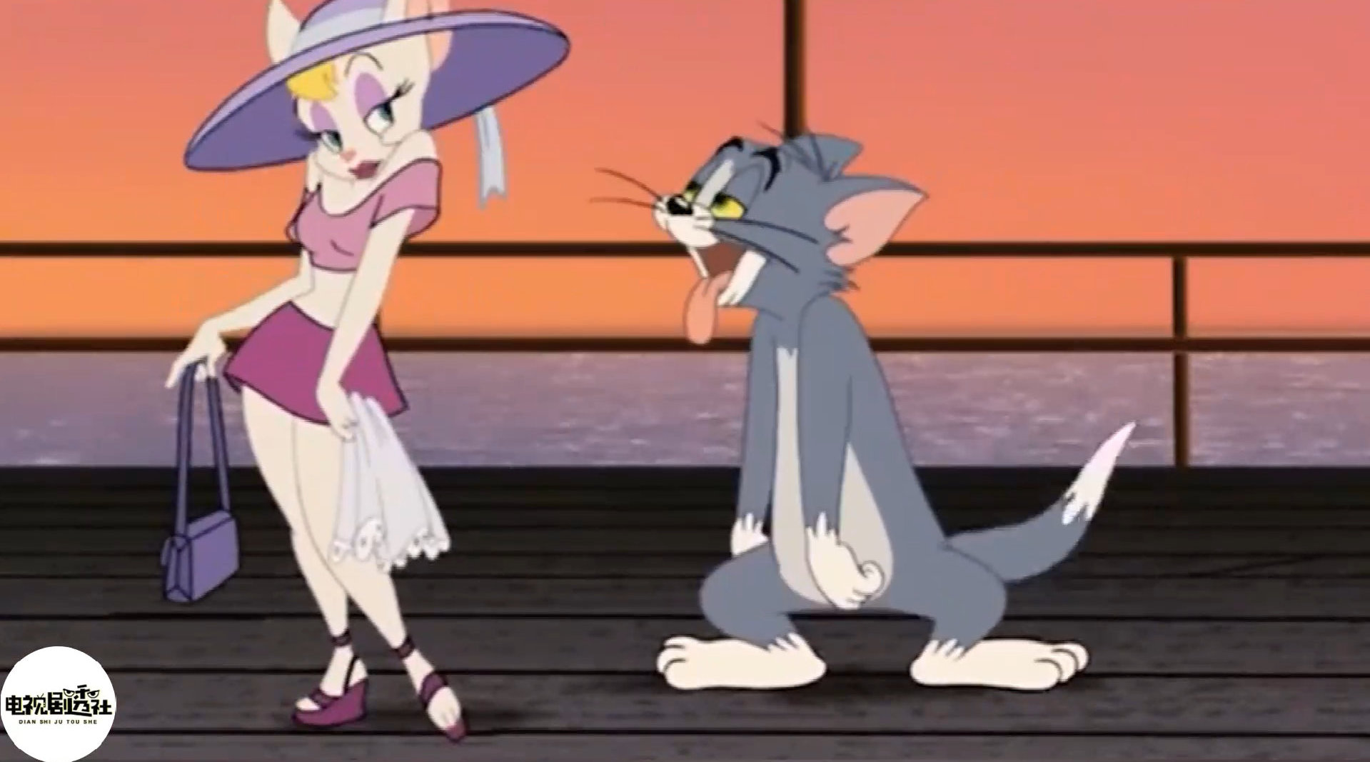 《猫和老鼠》汤姆猫迷恋上了美女猫