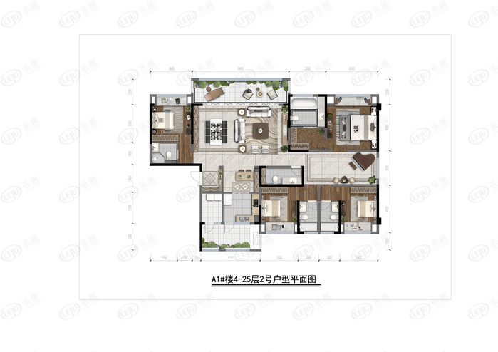 好住|中央公园头排大平层 金辉中央铭著户型解读|户型|金辉|大平层