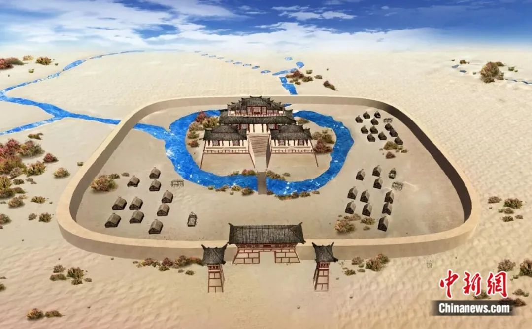 通过遥感与数字手段复原奎玉克协海尔古城原貌。新疆文物考古研究所供图