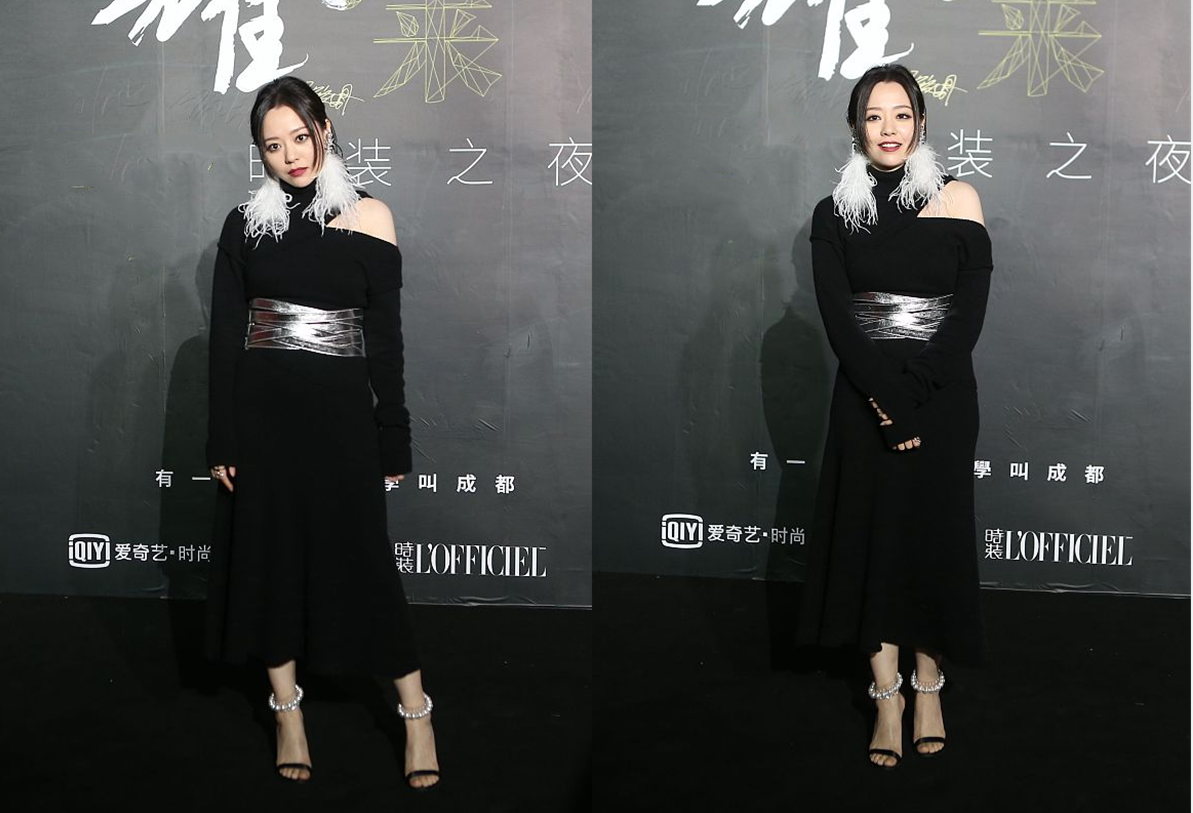 女明星也不都是瘦瘦的，张靓颖就挺有肉感，可穿小黑裙却不丑休闲区蓝鸢梦想 - Www.slyday.coM