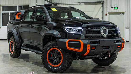 长城炮黑弹版车型是运良越野与长城皮卡共同推出的车型,其最大的亮点