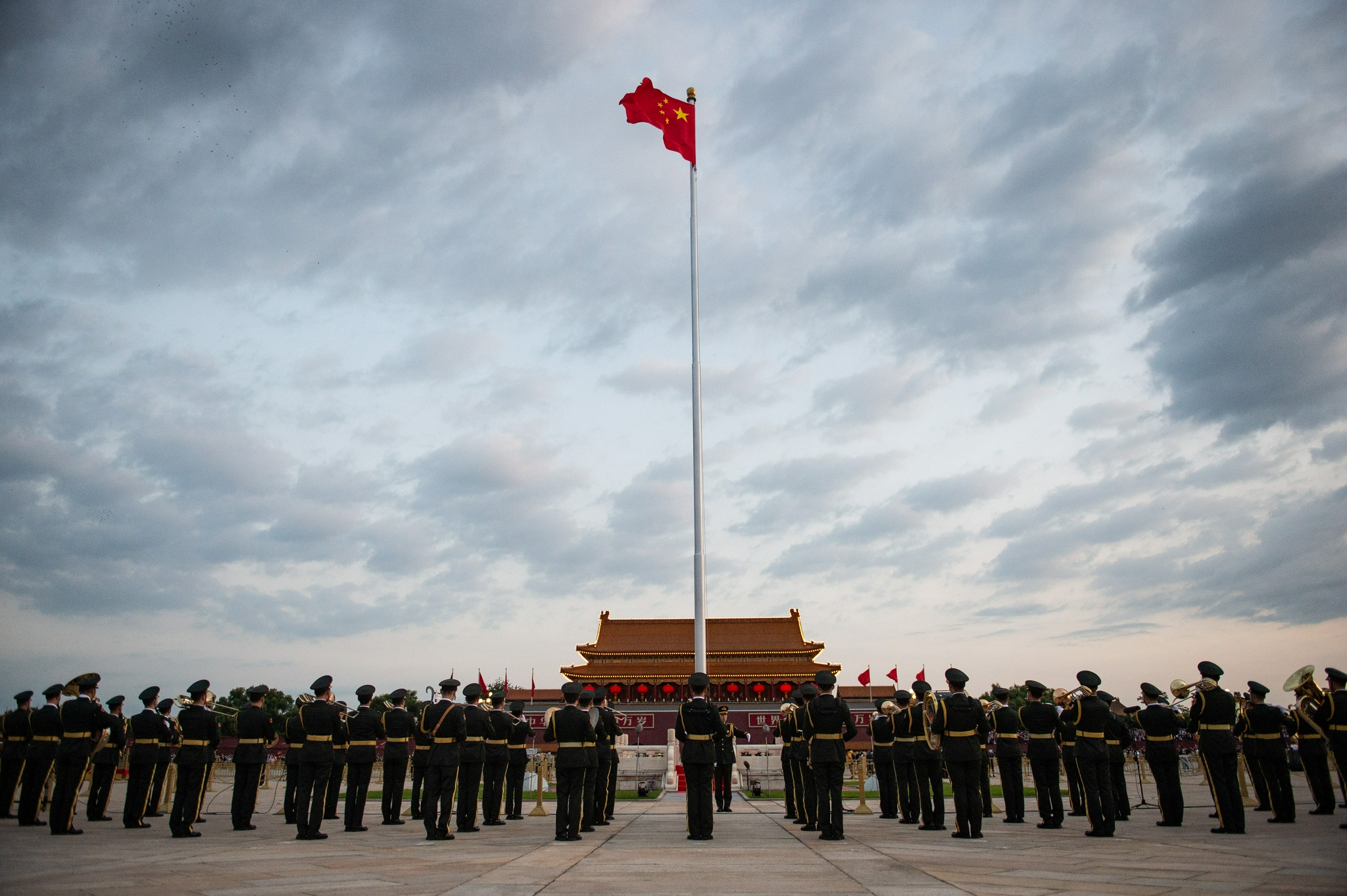 2020年北京升国旗图片图片