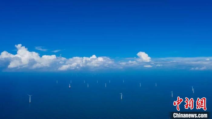 中广核汕尾后湖50万千瓦海上风电项目远眺。中广核 供图