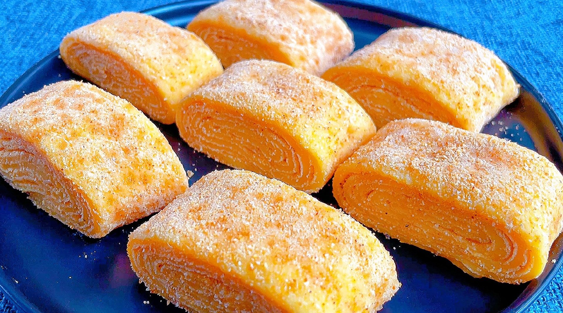 秋冬吃红薯了在家做红薯糕不用油炸软糯筋道又多层不可辜负的美食吃货