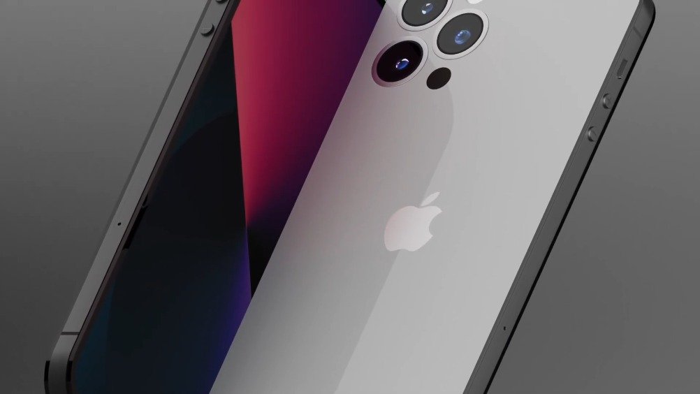 iphone14pro概念机挖孔屏屏下指纹背面平整