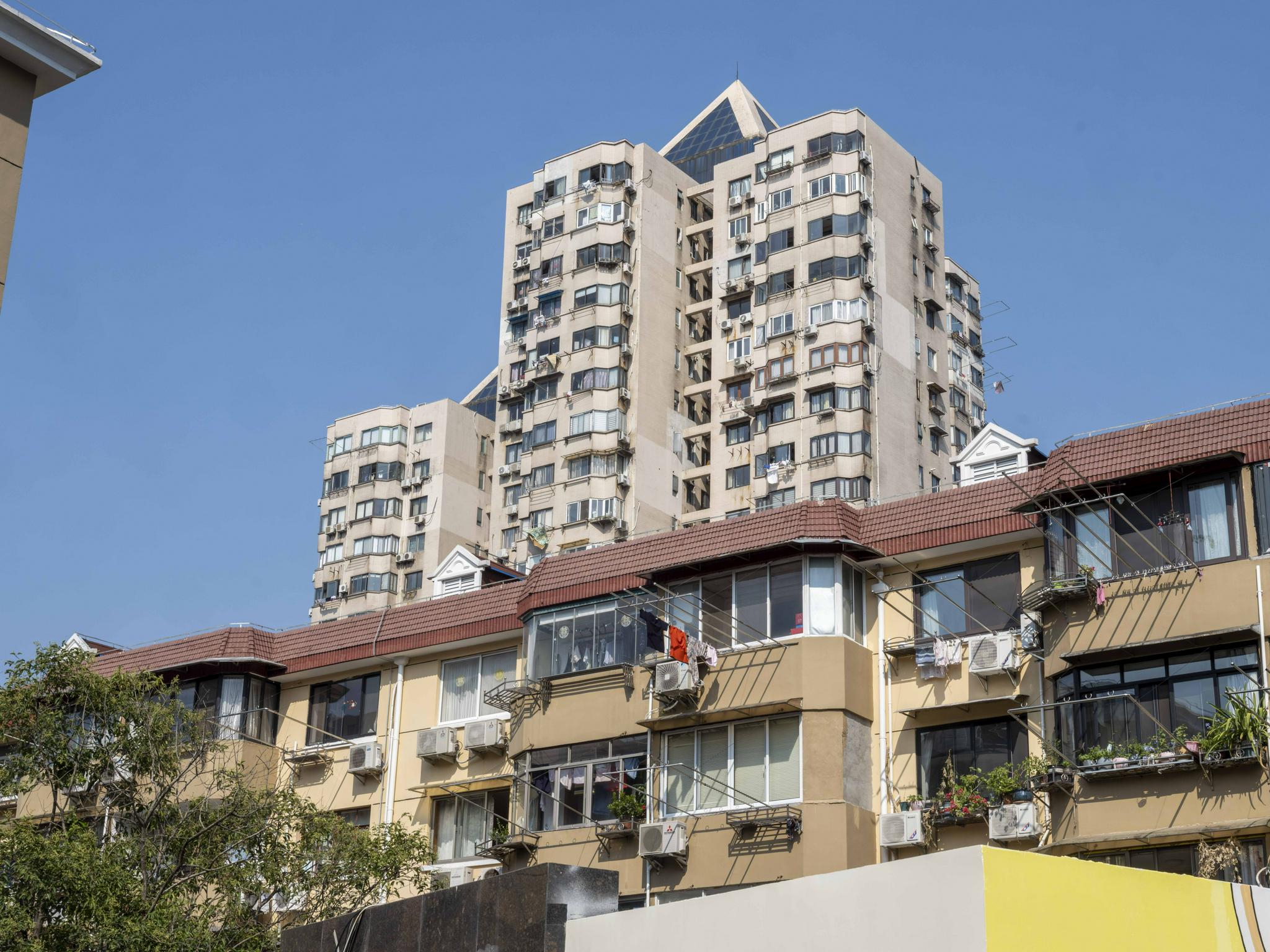 现场|在上海百禧公园廊道上看城市的烟火气